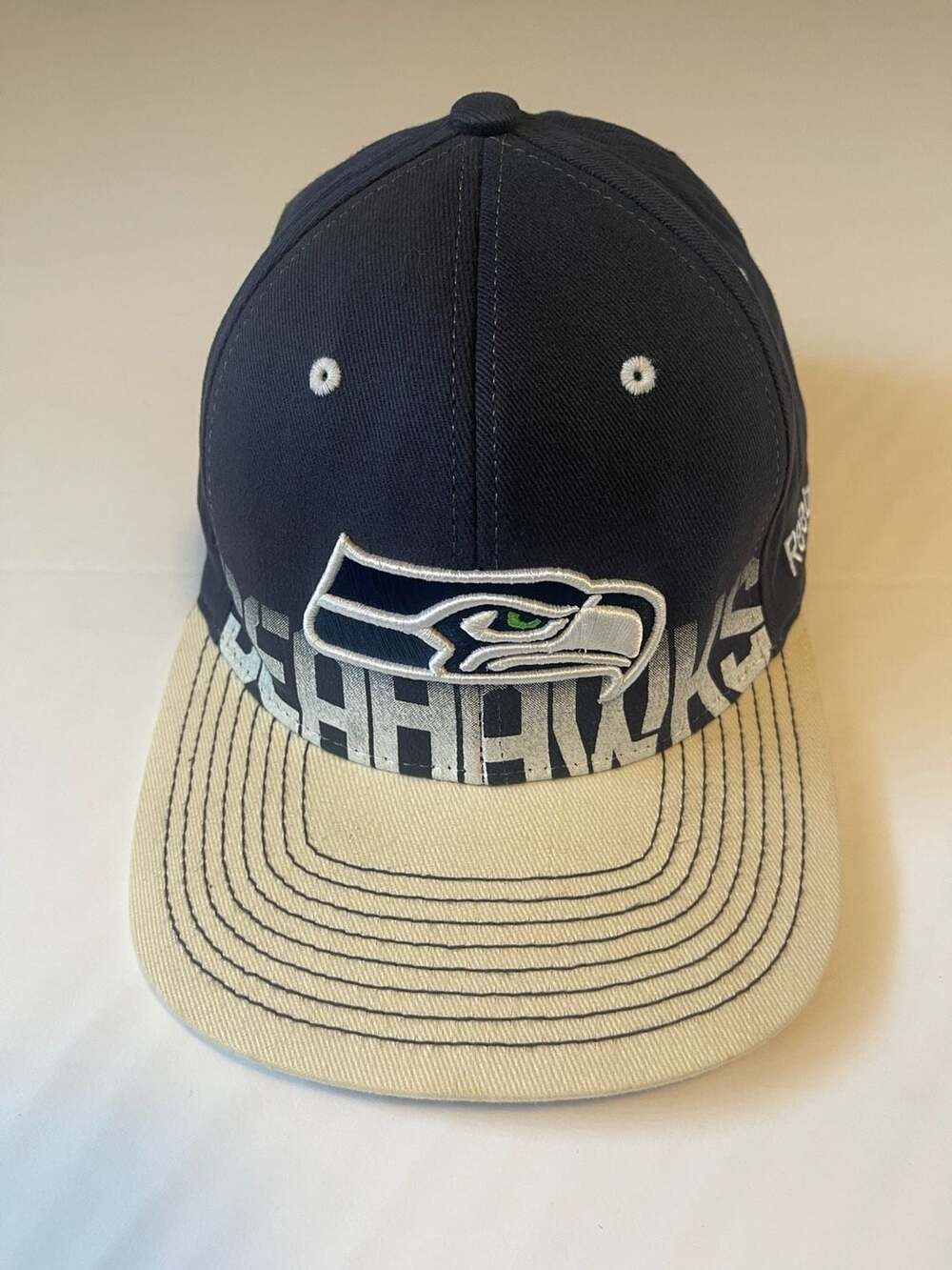 Reebok Seattle Seahawks NFL Embroidered Logo Baseball Cap Hat